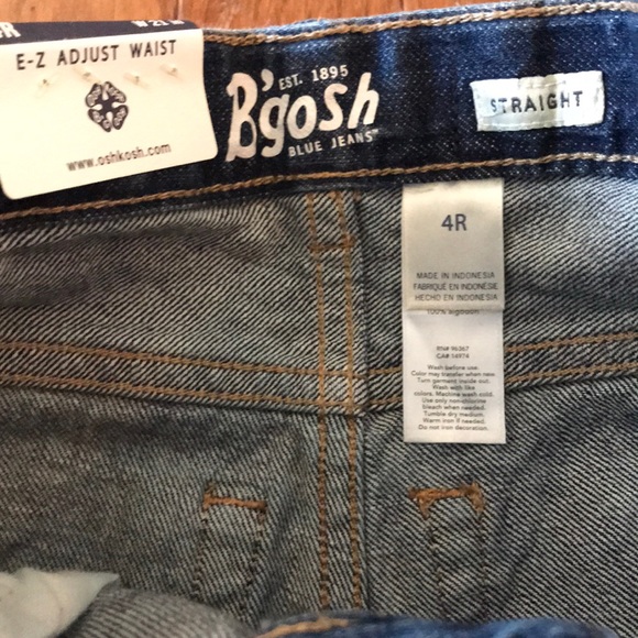 Boy OshKosh Straight Leg Jeans Size 4R - Picture 6 of 6